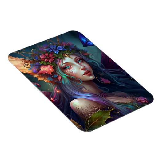 Fairy Girl Fantasy Art Magnet (Rechte Seite)
