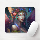 Fairy Girl Fantasy Art Mouse Pad Mousepad (Mit Mouse)