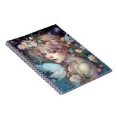 Fairy Girl Fantasy Art Notizblock (Rechte Seite)