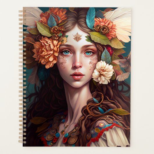 Fairy Girl Fantasy Art Planner Planer (Vorderseite)