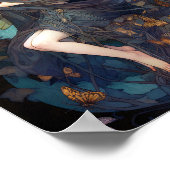 Fairy Girl Fantasy Art Poster (Ecke)