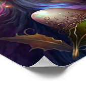 Fairy Girl Fantasy Art Poster (Ecke)