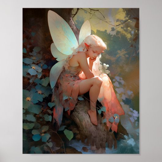 Fairy Girl Fantasy Art Poster (Vorne)