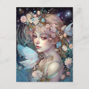 Fairy Girl Fantasy Art Postkarte