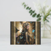 Fairy Girl Fantasy Art Postkarte (Stehend Vorderseite)