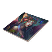 Fairy Girl Fantasy Keramik Tile Fliese (Seite)