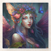 Fairy Girl Fantasy Untersetzer (Vorderseite)