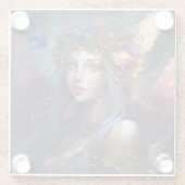 Fairy Girl Fantasy Untersetzer (Rückseite)