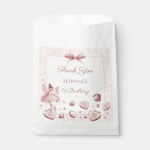 Fairy Girl Strawberry Berry Happy Birthday Geschenktütchen