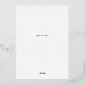 Fairy Girl tanzen im Mondschein Folieneinladung (Rückseite)