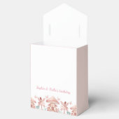 Fairy Girls Mushroom House Ribbon Twins Geburtstag Geschenkschachtel (Geöffnet)