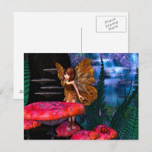 Fairy Glen Postkarte (Vorne/Hinten)