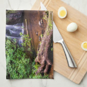 Fairy Glen Wasserfall Küche Teetuch Geschirrtuch (Viertel Falte)
