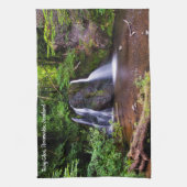 Fairy Glen Wasserfall Küche Teetuch Geschirrtuch (Vertikal)