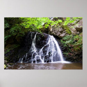 Fairy Glen Wasserfall, Rosemarkie, Schottland Post Poster