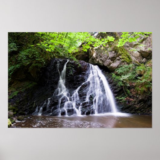 Fairy Glen Wasserfall, Rosemarkie, Schottland Post Poster (Vorne)