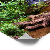 Fairy Glen Wasserfall, Rosemarkie, Schottland Post Poster (Ecke)