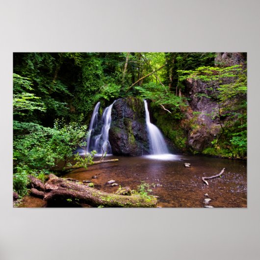 Fairy Glen Wasserfall, Rosemarkie, Schottland Post Poster (Vorne)