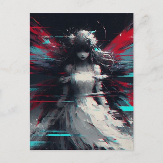 Fairy Glitch Postkarte (Vorderseite)