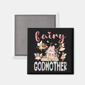 Fairy Godmother Magical Floral Funny Birthday Girl Magnet (Vorderseite/Rückseite)