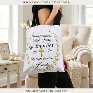 Fairy Godmother Vorschlag Benutzerdefinierte Paten Tasche