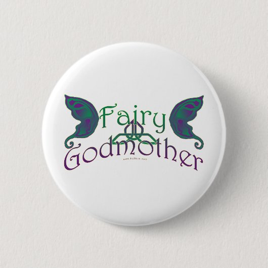 Fairy Godmutter Design Buttone & Buttons (Vorderseite)