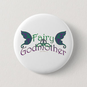 Fairy Godmutter Design Buttone & Buttons