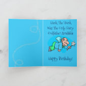 Fairy Godmutter & GodVater auf der sonnigen Geburt Karte (Innenseite)