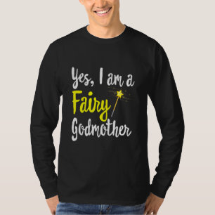 Fairy Godmutter Magic Wand Mama Mama Meine Fantasi T-Shirt