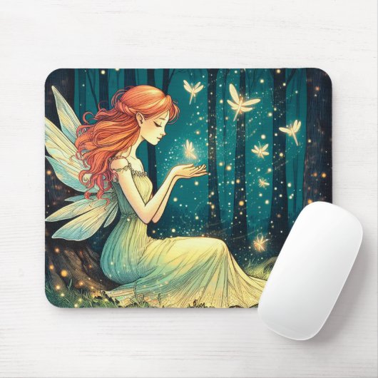 Fairy Godmutter Mousepad (Mit Mouse)