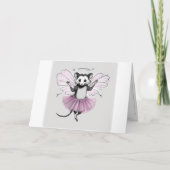 Fairy Godmutter Opossum Card Dankeskarte (Vorderseite)