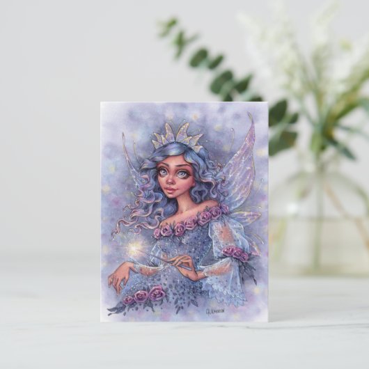 Fairy GodMutter Postcard Postkarte (Stehend Vorderseite)