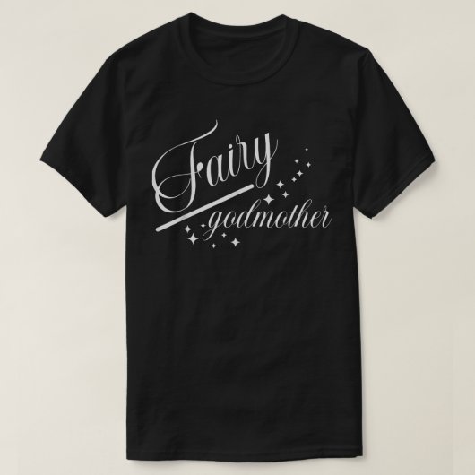 Fairy Godmutter Taufmütter Tag Mama T-Shirt (Design vorne)