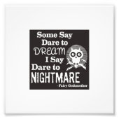 Fairy Gothmutter 'Dare to Nightmare' print Fotodruck (Vorne)