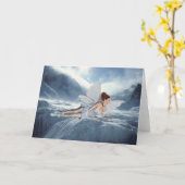 Fairy Greeting Card Karte (Gelbe Blume)
