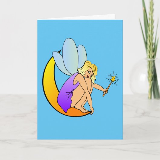 FAIRY GREETING CARDS, BLANK INSIDE FEIERTAGSKARTE (Vorderseite)