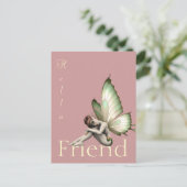Fairy Greeting Postcard Postkarte (Stehend Vorderseite)