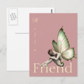 Fairy Greeting Postcard Postkarte (Vorne/Hinten)