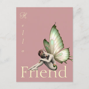 Fairy Greeting Postcard Postkarte