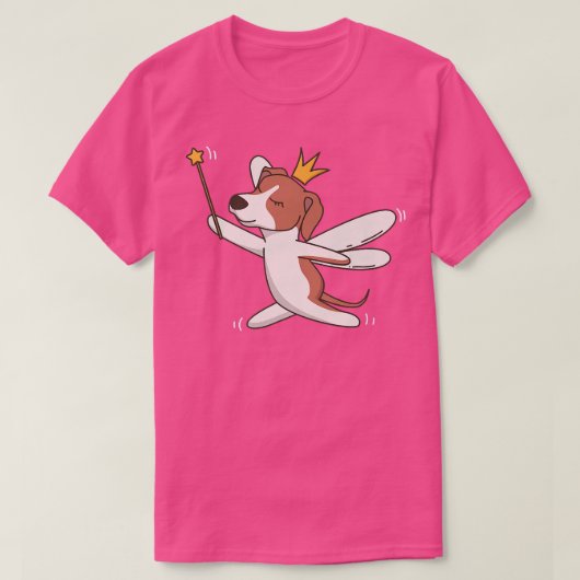 Fairy Greyhound Dog Mystical Pet Greyhound Fairy L T-Shirt (Design vorne)