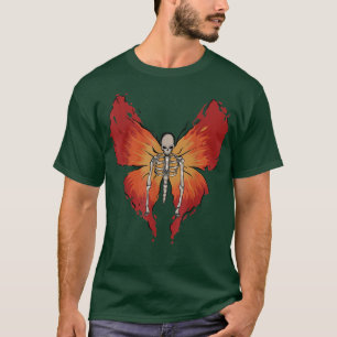 Fairy Grunge Ästhetische Butterfly Skelett Kunst,  T-Shirt