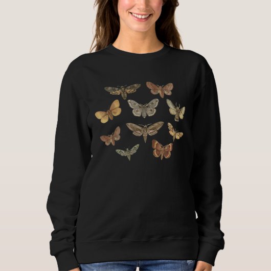 Fairy Grunge Fairycore Aesthetic Luna Moth Grunge Sweatshirt (Vorderseite)