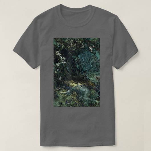 Fairy Grunge Fairycore Ästhetik Dark Cotattcore T-Shirt (Design vorne)