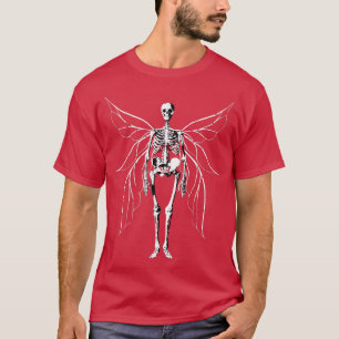 Fairy Grunge Fairycore Fallen Skeleton Gothic Hint T-Shirt