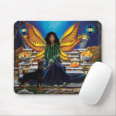 Fairy Guardian Doberman Dog Mousepad (Mit Mouse)