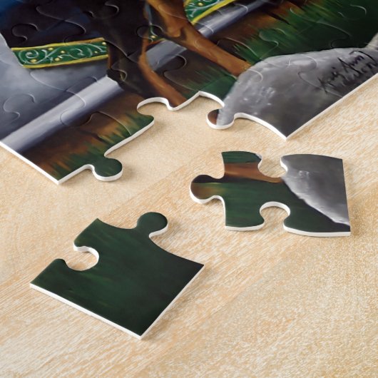 Fairy Guardian Doberman Dog Puzzle (Seite)