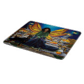 Fairy Guardian Doberman Dog Schneidebrett (Ecke)