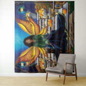 Fairy Guardian Doberman Dog Wandteppich (Beispiel)