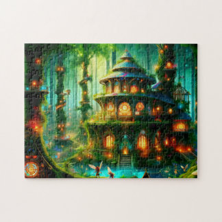 Fairy Habitat Enchanted Magical Forest Retreat Puzzle