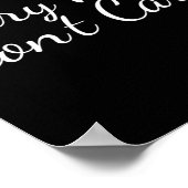 Fairy Hair Dont Care  Poster (Ecke)